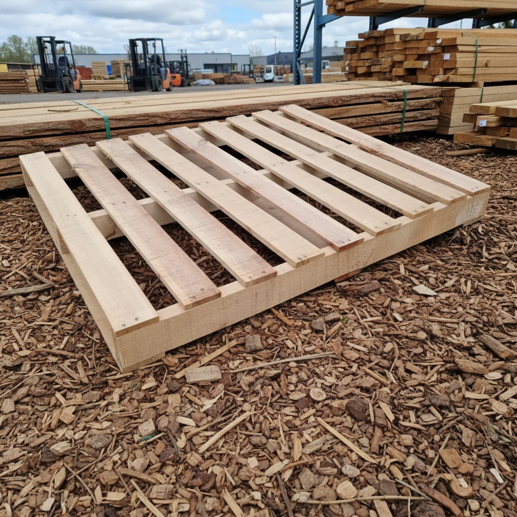 Tarima Industrial Uso Rudo Pallet Madera - VitroTemp
