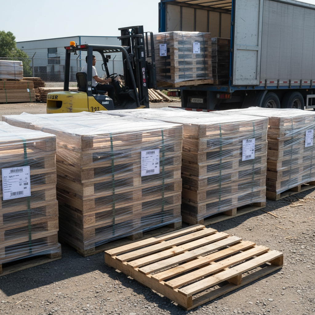 Tarima Industrial Uso Rudo Pallet Madera - VitroTemp