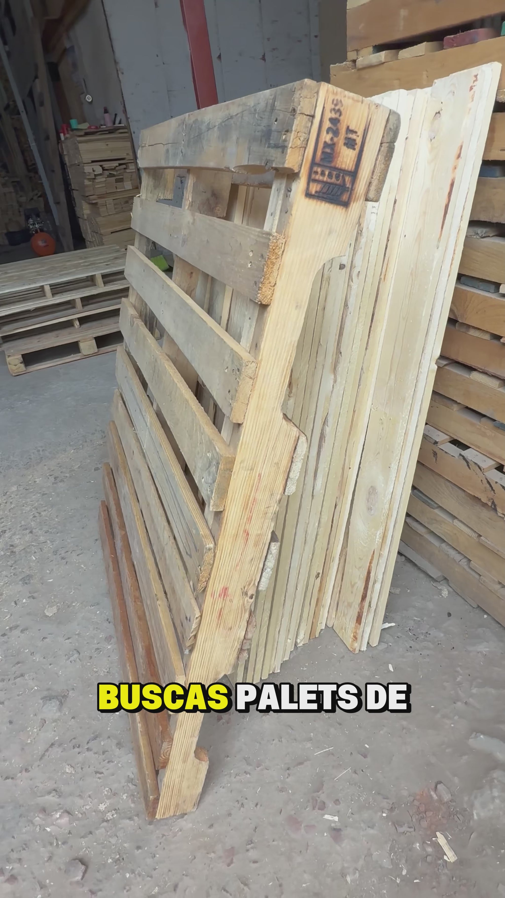Tarima Industrial Uso Rudo Pallet Madera - VitroTemp