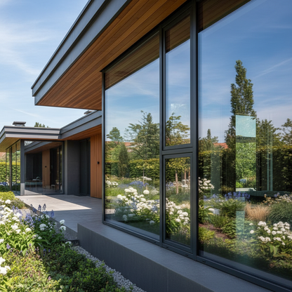 Vidrio Templado Reflecta de 6mm Control Solar Arquitectónico Tono Plata - VitroTemp