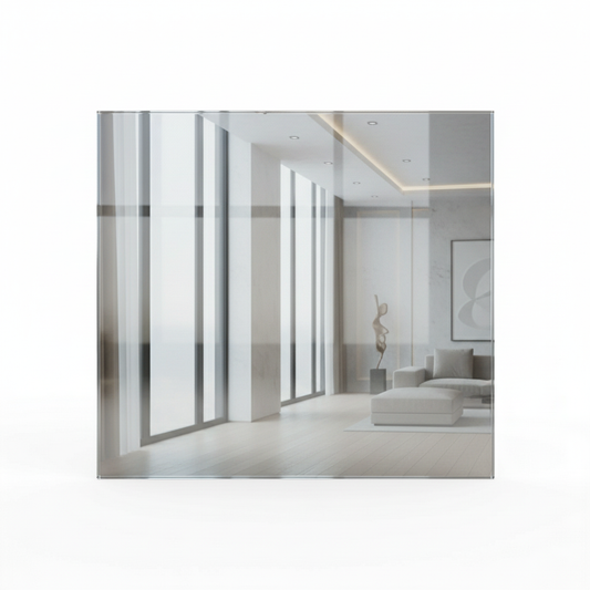 Vidrio Templado Reflecta de 6mm Control Solar Arquitectónico Tono Plata - VitroTemp