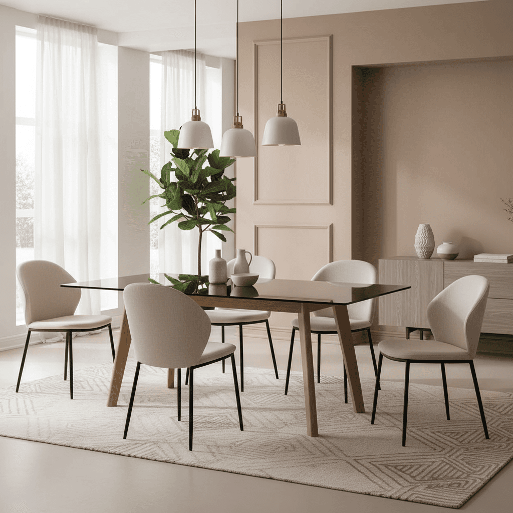 Vidrio Templado Ahumado — Mesa de Comedor Lifestyle