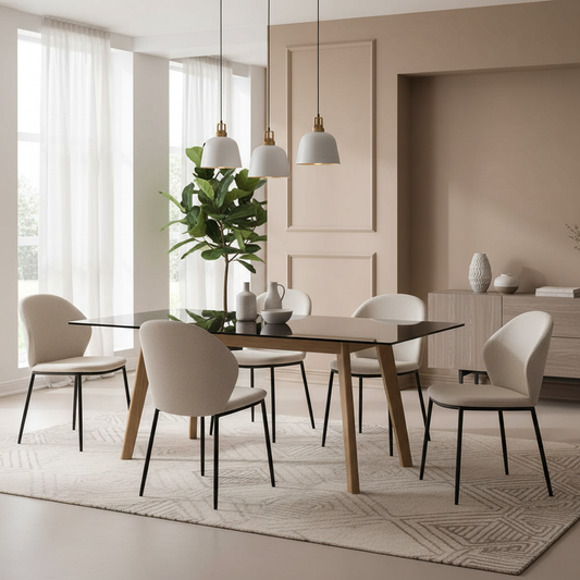 Vidrio Templado Ahumado — Mesa de Comedor Lifestyle